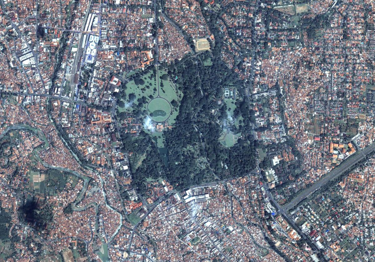 mapa ng Jakarta satellite