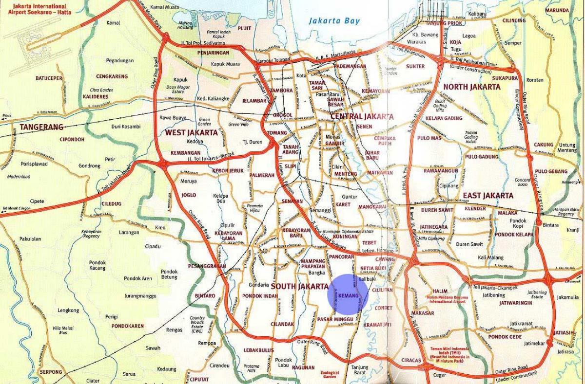 mapa ng kemang Jakarta
