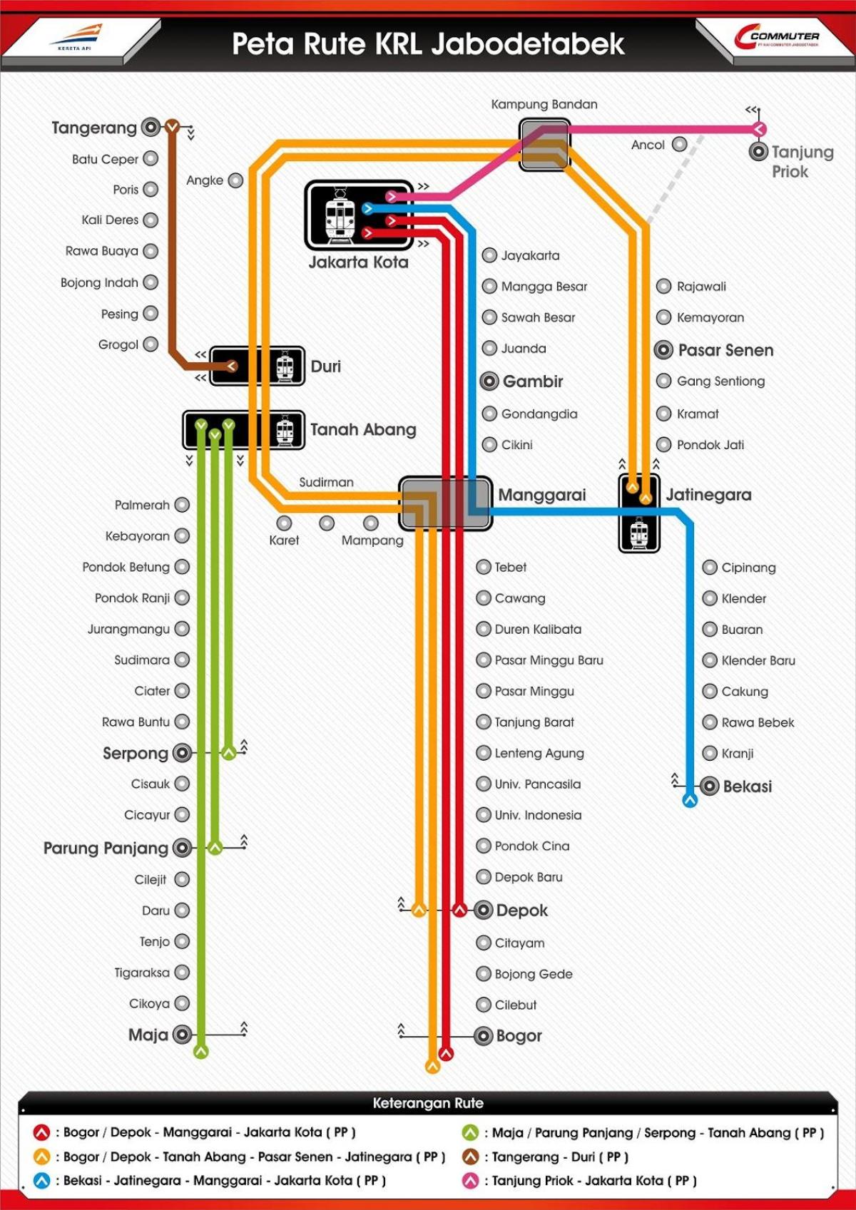 mapa krl Jakarta