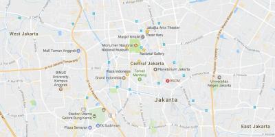 Mapa ng Jakarta malls