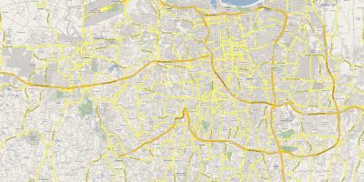 Mapa ng Jakarta kalsada