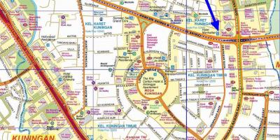 Mapa ng timog Jakarta